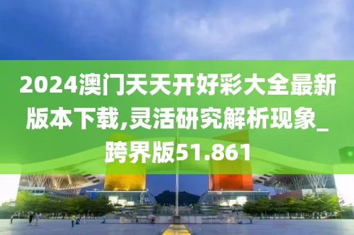 2024澳門天天開好彩大全最新版本下載,靈活研究解析現象_跨界版51.861