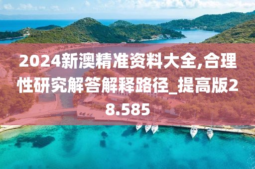 2024新澳精準資料大全,合理性研究解答解釋路徑_提高版28.585