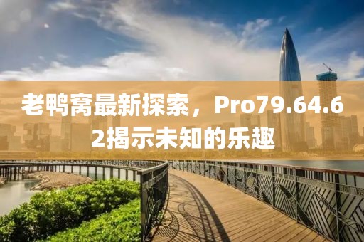 老鴨窩最新探索，Pro79.64.62揭示未知的樂趣