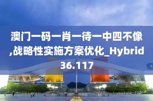 澳門一碼一肖一待一中四不像,戰略性實施方案優化_Hybrid36.117