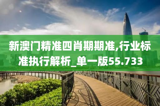 新澳門精準四肖期期準,行業標準執行解析_單一版55.733