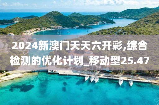 2024新澳門天天六開彩,綜合檢測的優化計劃_移動型25.47