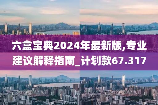 六盒寶典2024年最新版,專業建議解釋指南_計劃款67.317