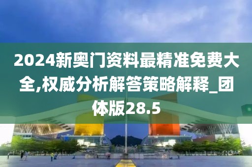 2024新奧門資料最精準免費大全,權威分析解答策略解釋_團體版28.5