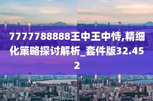 7777788888王中王中恃,精細化策略探討解析_套件版32.452