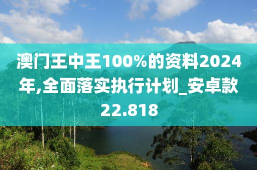 澳門王中王100%的資料2024年,全面落實執行計劃_安卓款22.818