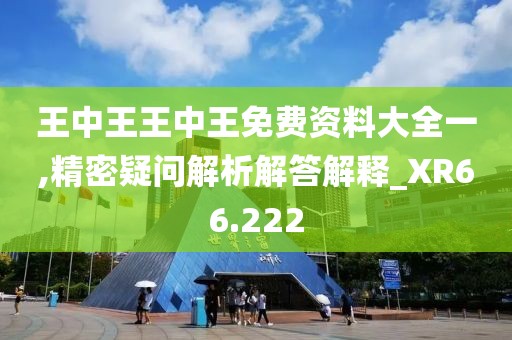 王中王王中王免費資料大全一,精密疑問解析解答解釋_XR66.222