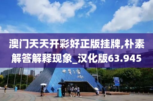 澳門天天開彩好正版掛牌,樸素解答解釋現象_漢化版63.945