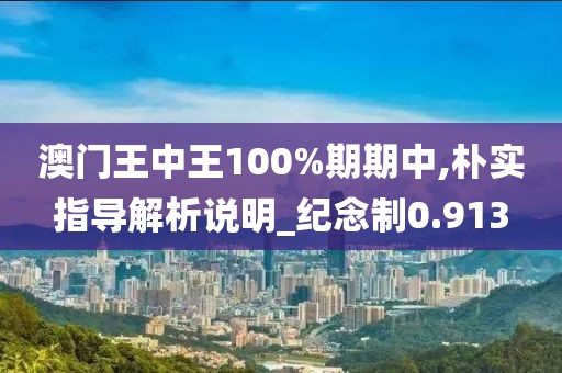 澳門王中王100%期期中,樸實指導解析說明_紀念制0.913