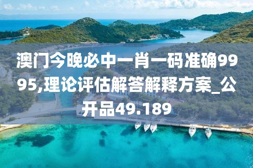 澳門今晚必中一肖一碼準確9995,理論評估解答解釋方案_公開品49.189