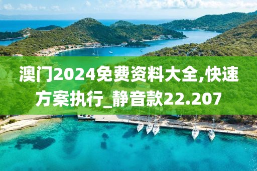 澳門2024免費資料大全,快速方案執行_靜音款22.207