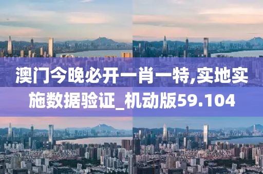 澳門今晚必開一肖一特,實地實施數據驗證_機動版59.104