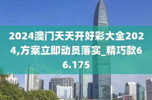 2024澳門天天開好彩大全2024,方案立即動員落實_精巧款66.175