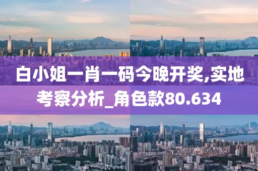 白小姐一肖一碼今晚開獎,實地考察分析_角色款80.634