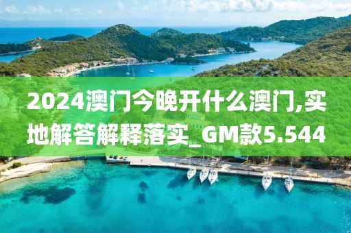 2024澳門今晚開什么澳門,實地解答解釋落實_GM款5.544
