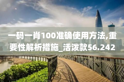 一碼一肖100準確使用方法,重要性解析措施_活潑款56.242