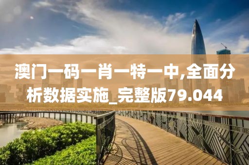 澳門一碼一肖一特一中,全面分析數據實施_完整版79.044
