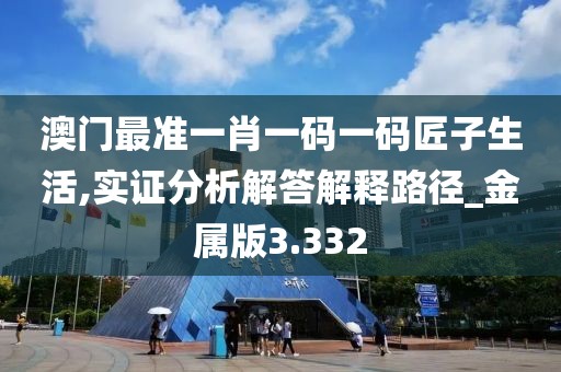 澳門最準一肖一碼一碼匠子生活,實證分析解答解釋路徑_金屬版3.332