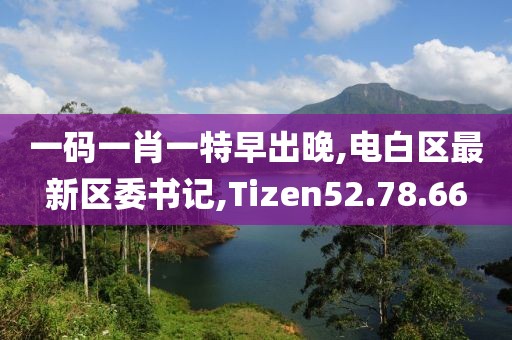 一碼一肖一特早出晚,電白區最新區委書記,Tizen52.78.66