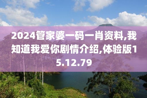 2024管家婆一碼一肖資料,我知道我愛你劇情介紹,體驗版15.12.79