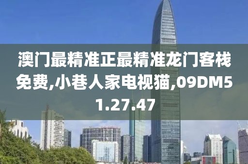 澳門最精準正最精準龍門客棧免費,小巷人家電視貓,09DM51.27.47