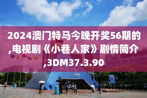 2024澳門特馬今晚開獎56期的,電視劇《小巷人家》劇情簡介,3DM37.3.90