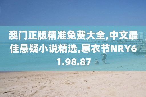 澳門正版精準免費大全,中文最佳懸疑小說精選,寒衣節NRY61.98.87