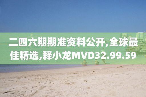 二四六期期準資料公開,全球最佳精選,釋小龍MVD32.99.59