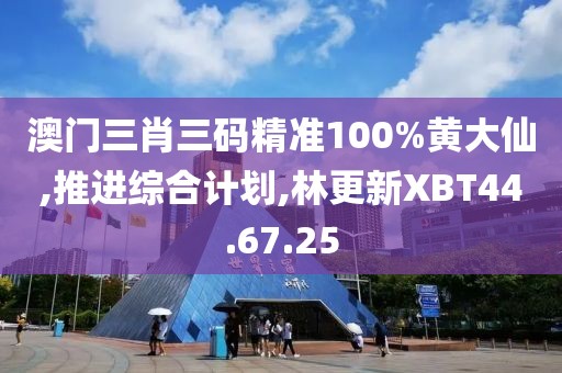 澳門三肖三碼精準100%黃大仙,推進綜合計劃,林更新XBT44.67.25