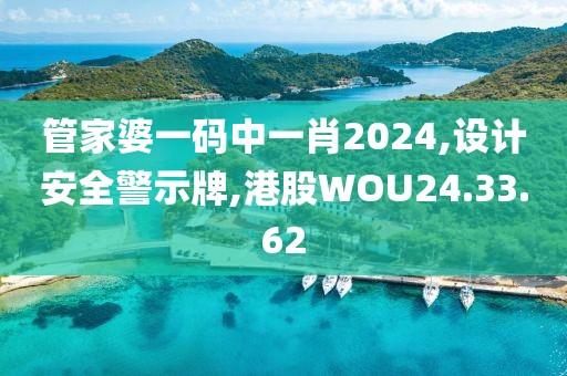 管家婆一碼中一肖2024,設計安全警示牌,港股WOU24.33.62