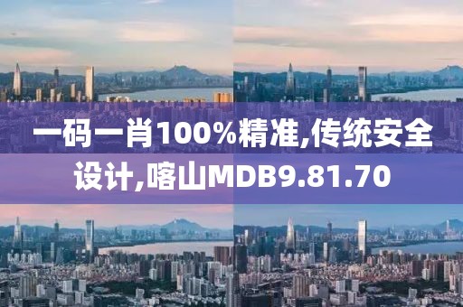 一碼一肖100%精準,傳統安全設計,喀山MDB9.81.70
