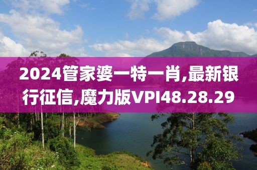 2024管家婆一特一肖,最新銀行征信,魔力版VPI48.28.29