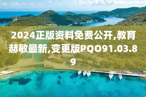 2024正版資料免費公開,教育赫敏最新,變更版PQO91.03.89