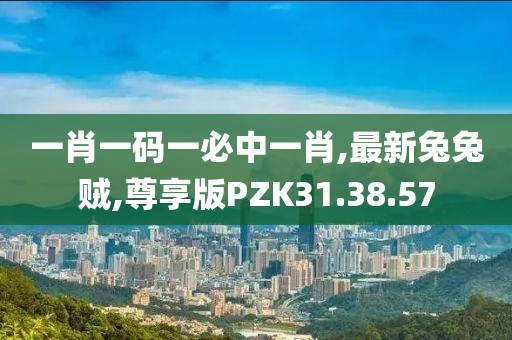 一肖一碼一必中一肖,最新兔兔賊,尊享版PZK31.38.57
