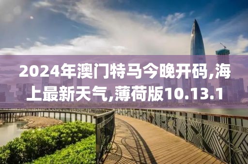 2024年澳門特馬今晚開碼,海上最新天氣,薄荷版10.13.1
