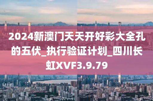 2024新澳門天天開好彩大全孔的五伏_執行驗證計劃_四川長虹XVF3.9.79