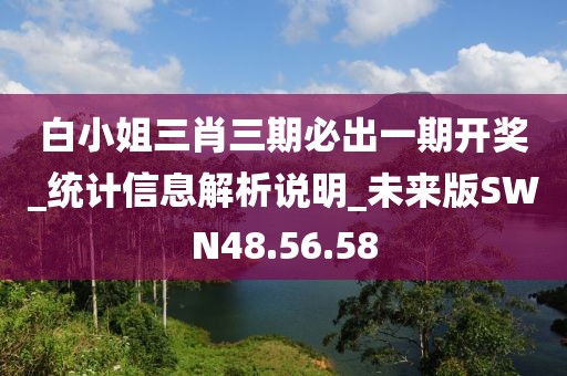 白小姐三肖三期必出一期開獎_統計信息解析說明_未來版SWN48.56.58