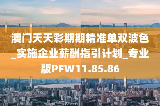 澳門天天彩期期精準單雙波色_實施企業薪酬指引計劃_專業版PFW11.85.86