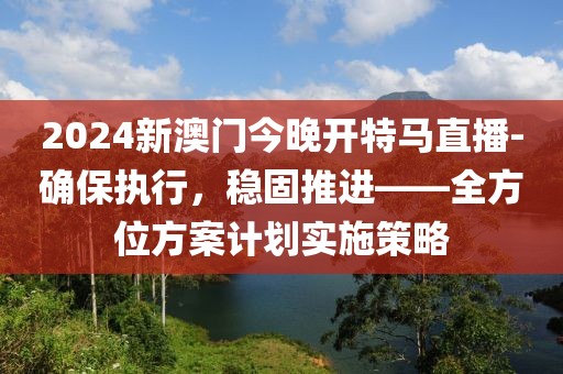 2024新澳門今晚開特馬直播-確保執行，穩固推進——全方位方案計劃實施策略