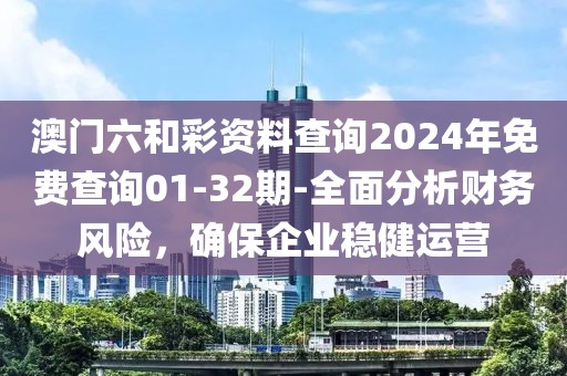 澳門六和彩資料查詢2024年免費查詢01-32期-全面分析財務風險，確保企業穩健運營