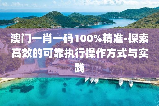 澳門一肖一碼100%精準-探索高效的可靠執行操作方式與實踐
