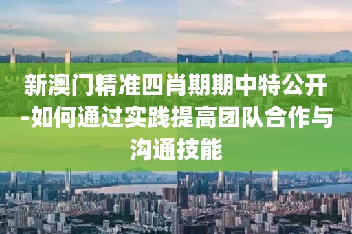 新澳門精準四肖期期中特公開-如何通過實踐提高團隊合作與溝通技能