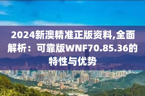 2024新澳精準正版資料,全面解析：可靠版WNF70.85.36的特性與優勢