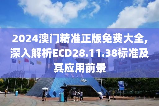 2024澳門精準正版免費大全,深入解析ECD28.11.38標準及其應用前景