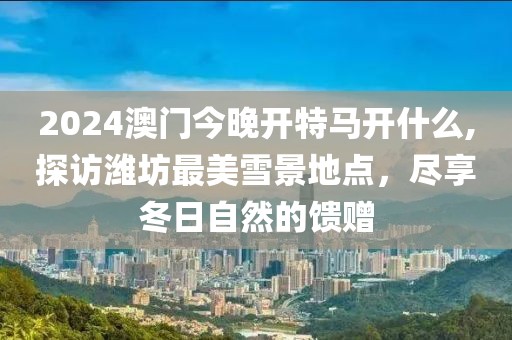 2024澳門今晚開特馬開什么,探訪濰坊最美雪景地點，盡享冬日自然的饋贈