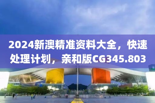 2024新澳精準資料大全，快速處理計劃，親和版CG345.803