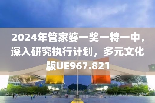 2024年管家婆一獎一特一中，深入研究執行計劃，多元文化版UE967.821