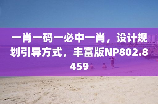 一肖一碼一必中一肖，設計規劃引導方式，豐富版NP802.8459