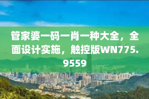 管家婆一碼一肖一種大全，全面設計實施，觸控版WN775.9559