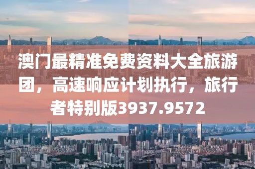 澳門最精準免費資料大全旅游團，高速響應計劃執行，旅行者特別版3937.9572